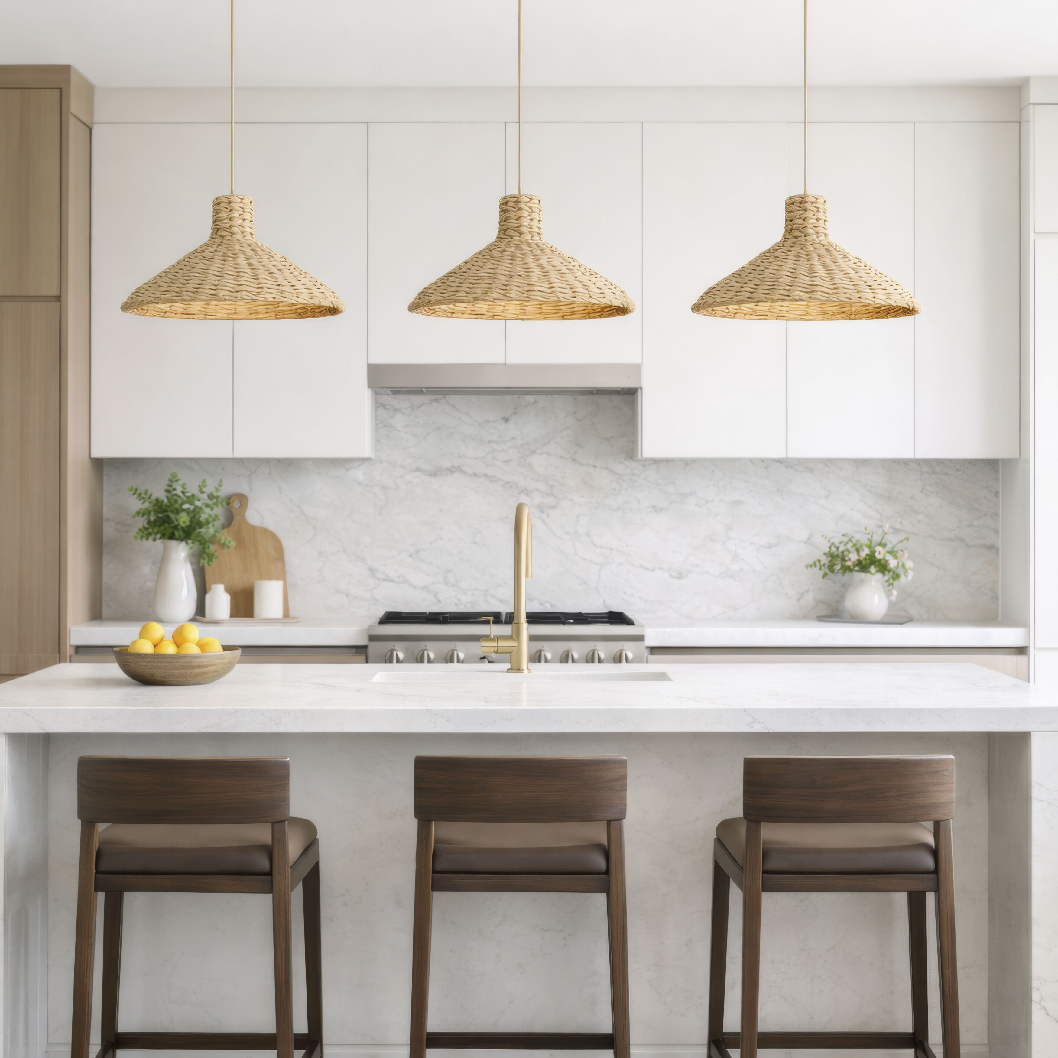 Hilton Head 1 Light 18.25 inch French Gold with Natural Seagrass Pendant Ceiling Light