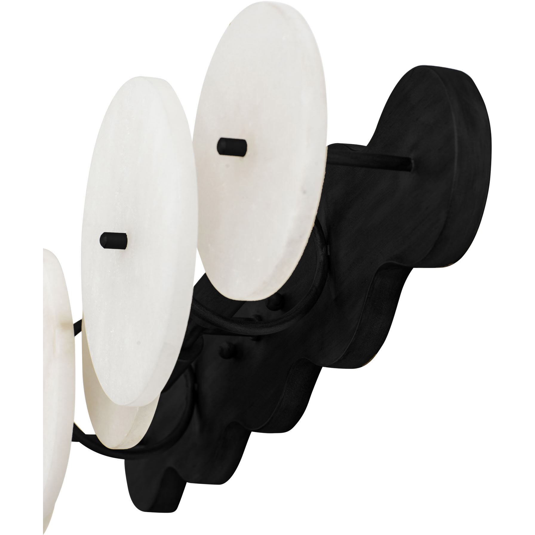 Cosmos 2 Light 20.5 inch Matte Black Bath Vanity Light Wall Light, Smithsonian Collaboration