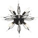 Orbital 4 Light 18.3 inch Carbon Semi-Flush Ceiling Light