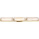 Mingle 3 Light 38 inch Satin Brass Bath Light Wall Light