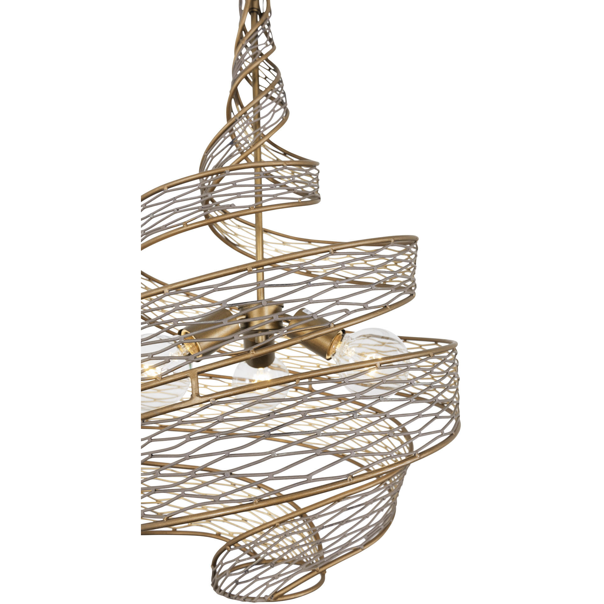 Flow 3 Light 18 inch Hammered Ore Pendant Ceiling Light