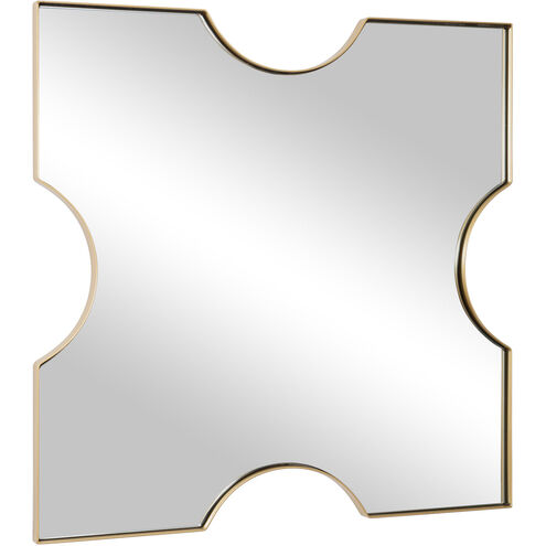 Extra 30 X 30 inch Gold Accent Mirror