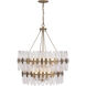 Aurora 14 Light 32 inch Havana Gold Pendant Ceiling Light