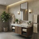 Kye 40 X 22 inch Polished Nickel Wall Mirror, Varaluz Casa