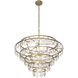 Fleur 10 Light 36 inch French Gold Chandelier Ceiling Light, Smithsonian Collaboration