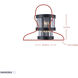 Double Take 2 Light 10.25 inch Heritage Black Wall Sconce Wall Light