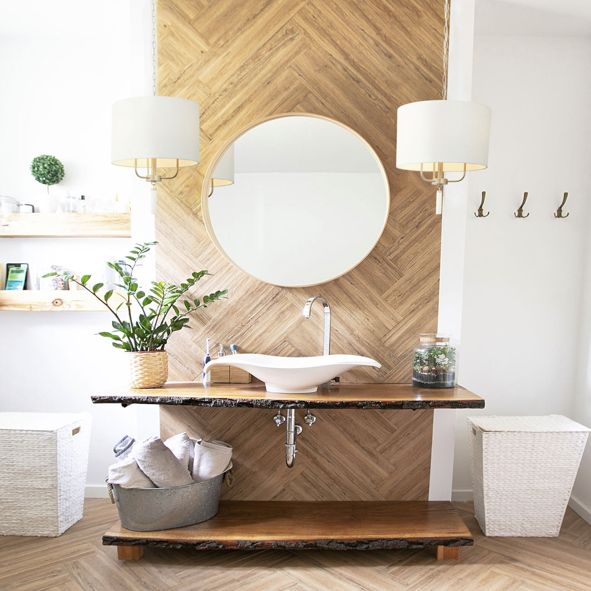 Secret Agent 3 Light 18 inch Gold and White Leather Pendant Ceiling Light