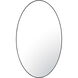 Tablet 40 X 24 inch Black Wall Mirror