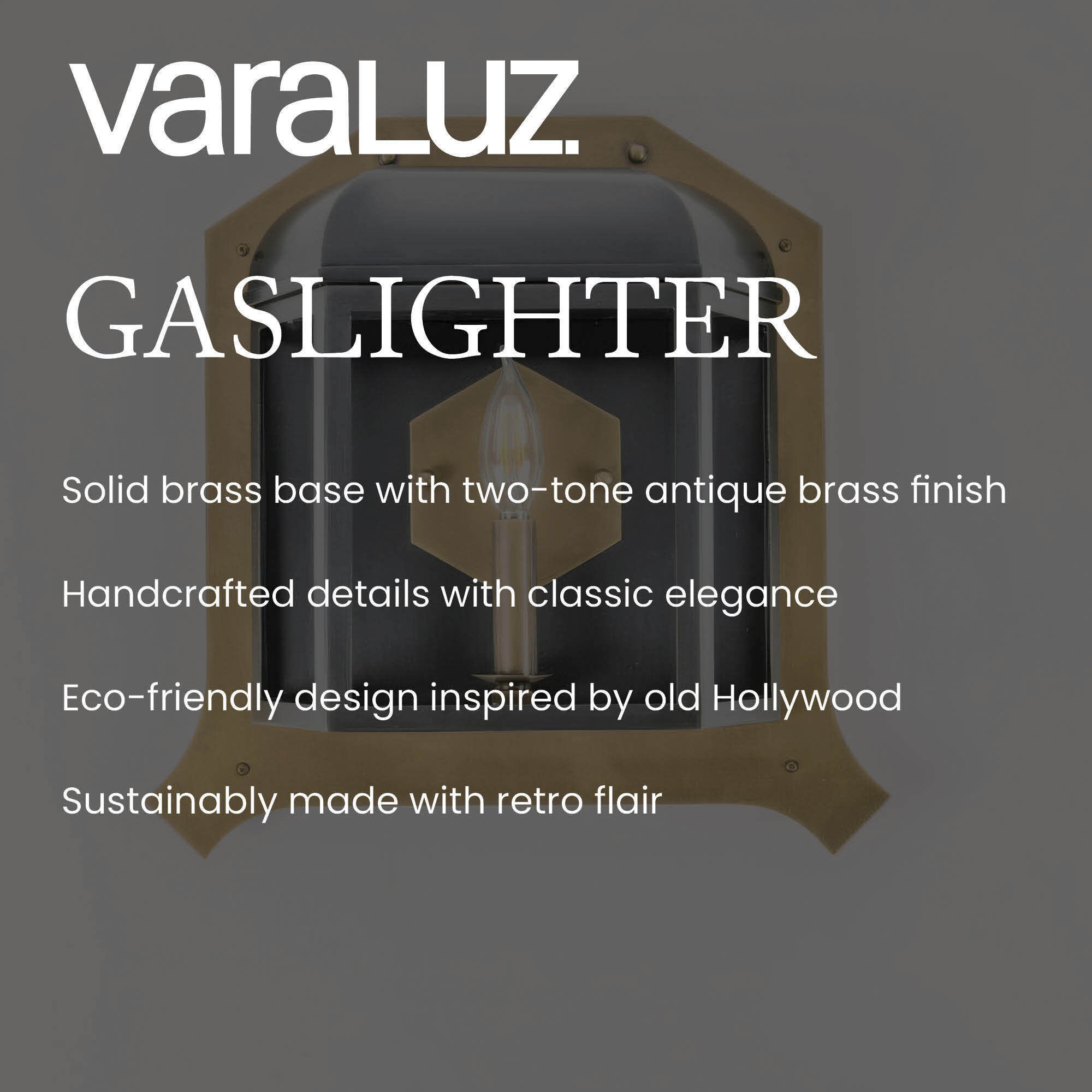 Gaslighter 1 Light 14.25 inch Blackened Zinc and Heritage Bronze Wall Sconce Wall Light