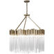 Matrix 10 Light 30 inch Havana Gold Chandelier Ceiling Light
