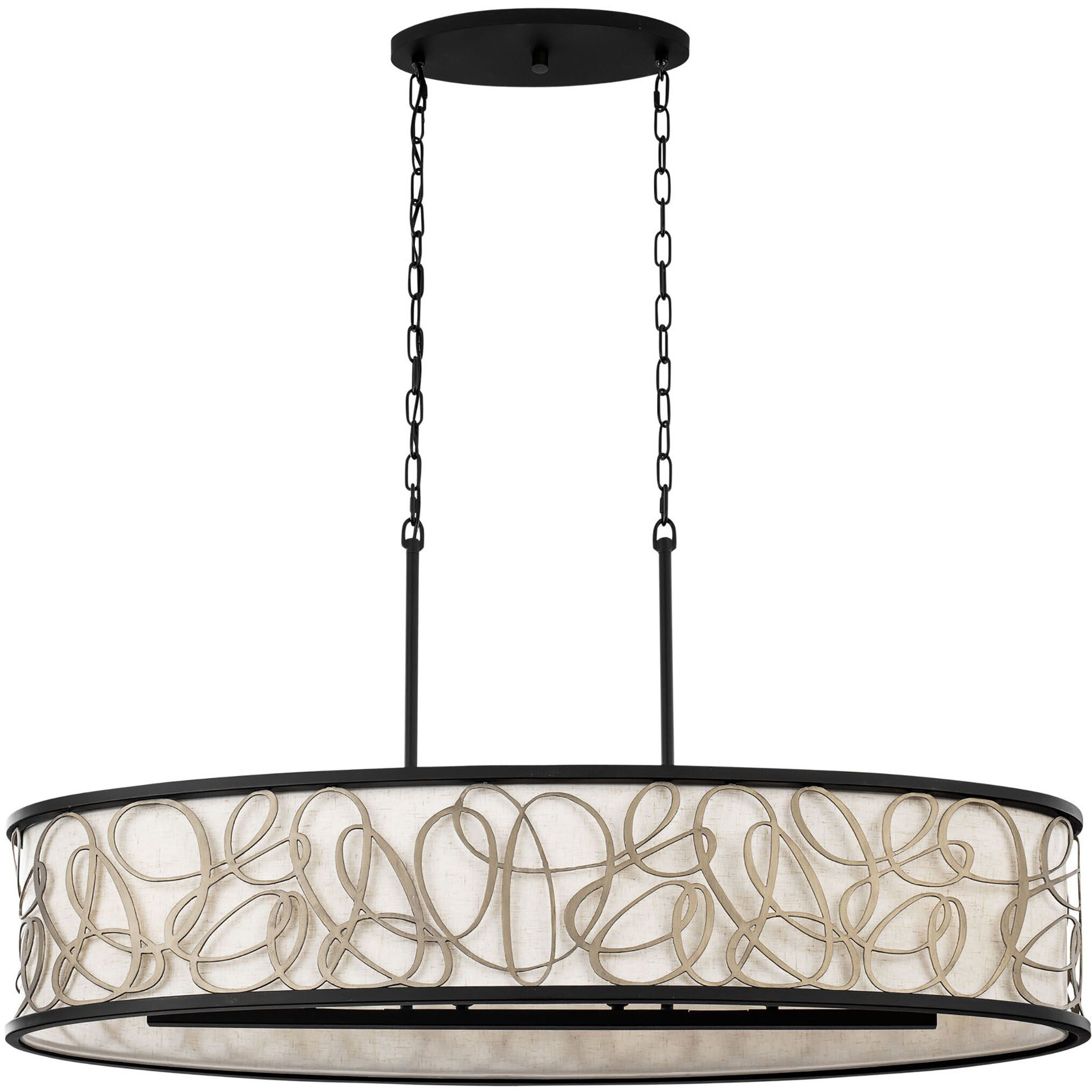 Scribble Linear Pendant Ceiling Light, Smithsonian Collaboration