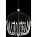 Voliere 6 Light 24.5 inch Matte Black Pendant Ceiling Light