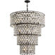 Windsor 21 Light 40 inch Carbon and Havana Gold Chandelier Ceiling Light