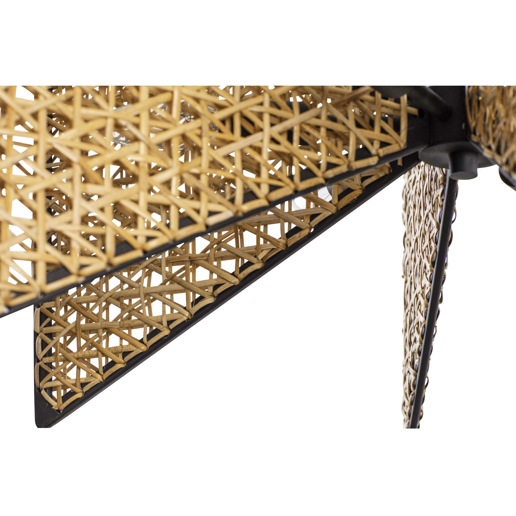 Machina 6 Light 24 inch Matte Black with Sulihiya Chandelier Ceiling Light, Smithsonian Collaboration