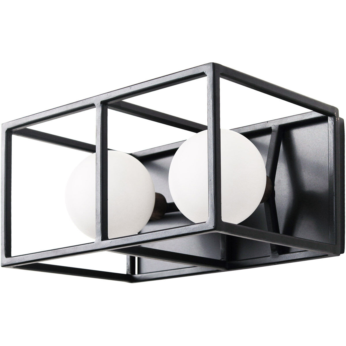 Plaza LED 9.63 inch Carbon and Havana Gold Bath Vanity Wall Light