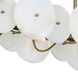 Cosmos 10 Light 50 inch Havana Gold Linear Pendant Ceiling Light, Smithsonian Collaboration