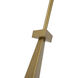 Down the Wrong Path 3 Light 31.82 inch Brass Kisser Pendant Ceiling Light