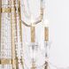 Barcelona 12 Light 44 inch Brass Kisser Chandelier Ceiling Light