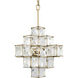 Cubic 6 Light 18.5 inch Calypso Gold Pendant Ceiling Light