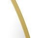 Tablet 30 X 22 inch Gold Wall Mirror
