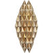 Forever 2 Light 10 inch French Gold Sconce Wall Light