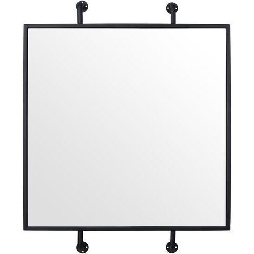 Tycho 33 X 26 inch Black Wall Mirror, Varaluz Casa