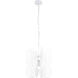Monarch 1 Light 14.75 inch White Pendant Ceiling Light