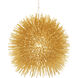Urchin 1 Light 9 inch Gold Mini Pendant Ceiling Light