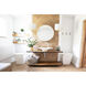 Secret Agent 3 Light 18 inch Painted Gold and White Leather Pendant Ceiling Light