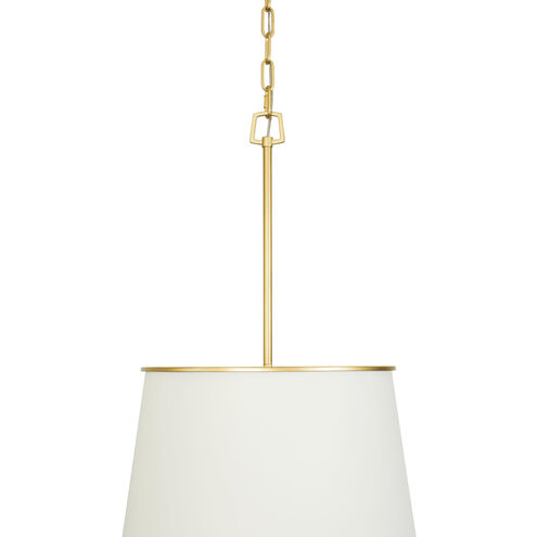 Coco 9 Light 20 inch Matte White/French Gold Foyer Pendant Ceiling Light