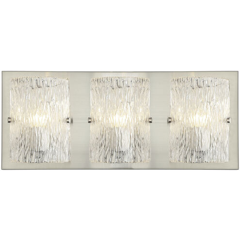 Morgan 3 Light 23 inch Brushed Nickel Bath Vanity Wall Light