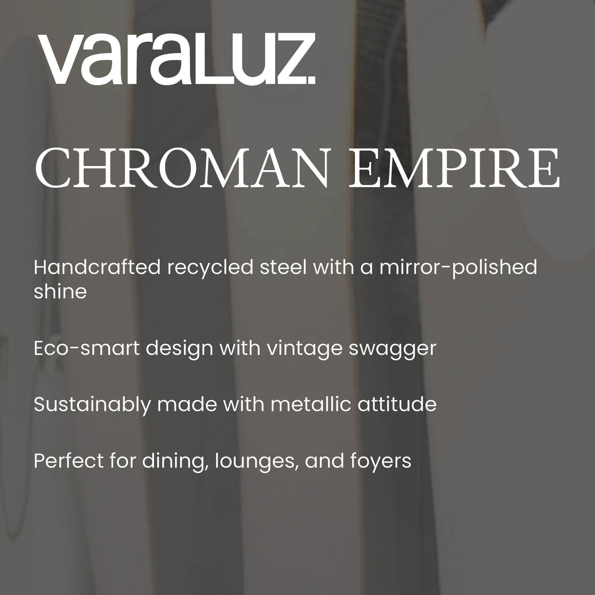 Chroman Empire 1 Light 5.5 inch Chrome Mini Pendant Ceiling Light