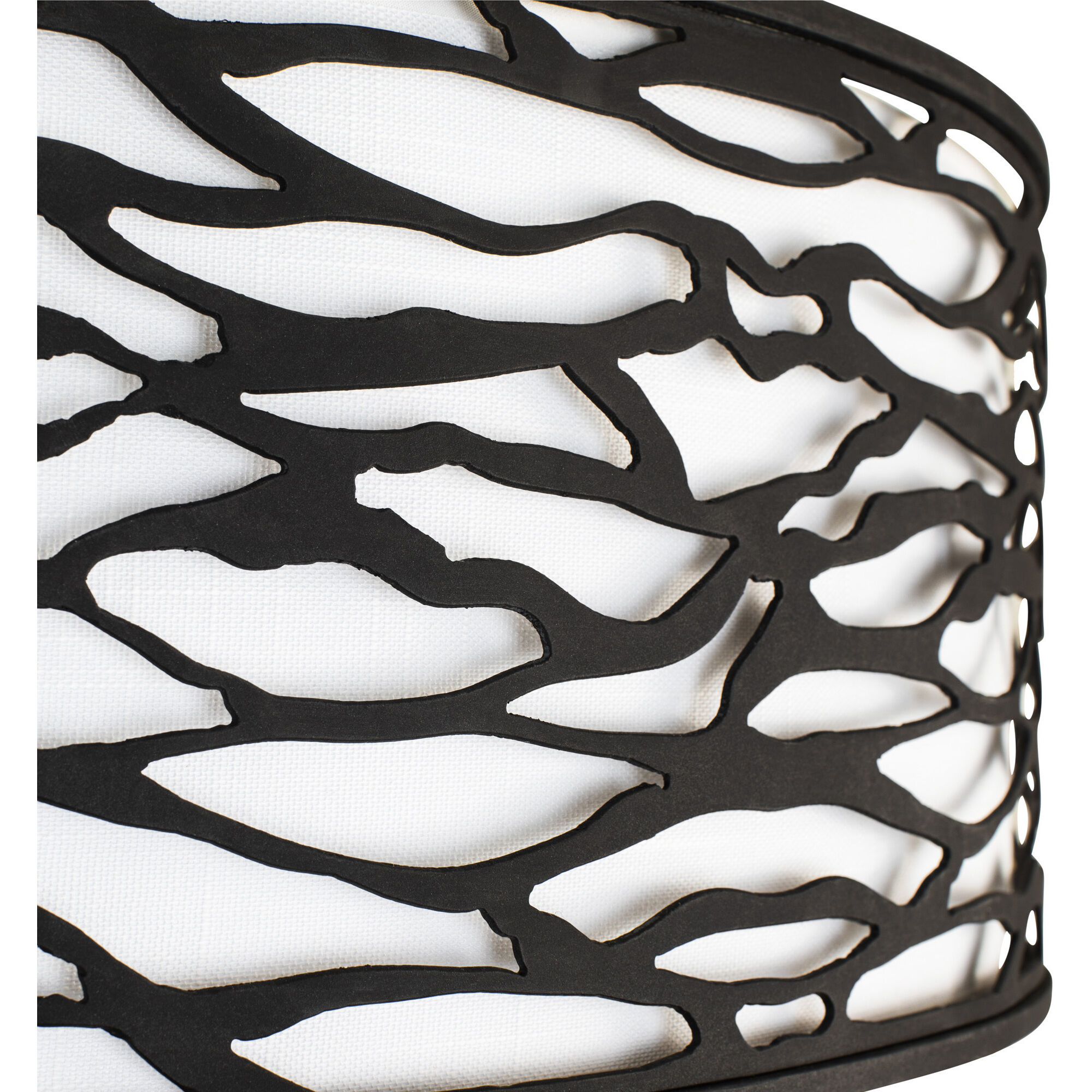 Kato 6 Light 30 inch Carbon Black Semi-Flush Ceiling Light