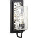 Hammer Time 1 Light 5 inch Carbon/Polished Stainless Wall Sconce Wall Light