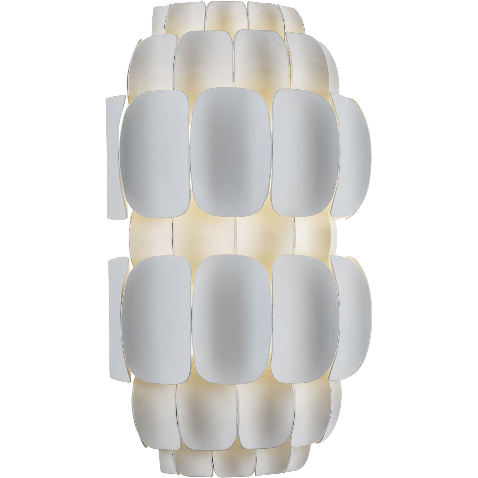Swoon 2 Light 10 inch Matte White Wall Sconce Wall Light, Smithsonian Collaboration