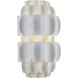 Swoon 2 Light 10 inch Matte White Wall Sconce Wall Light, Smithsonian Collaboration