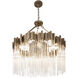 Matrix 10 Light 30 inch Havana Gold Chandelier Ceiling Light