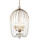 Voliere 6 Light 17 inch Havana Gold Pendant Ceiling Light