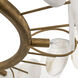 Cosmos 6 Light 30 inch Havana Gold Chandelier Ceiling Light, Smithsonian Collaboration