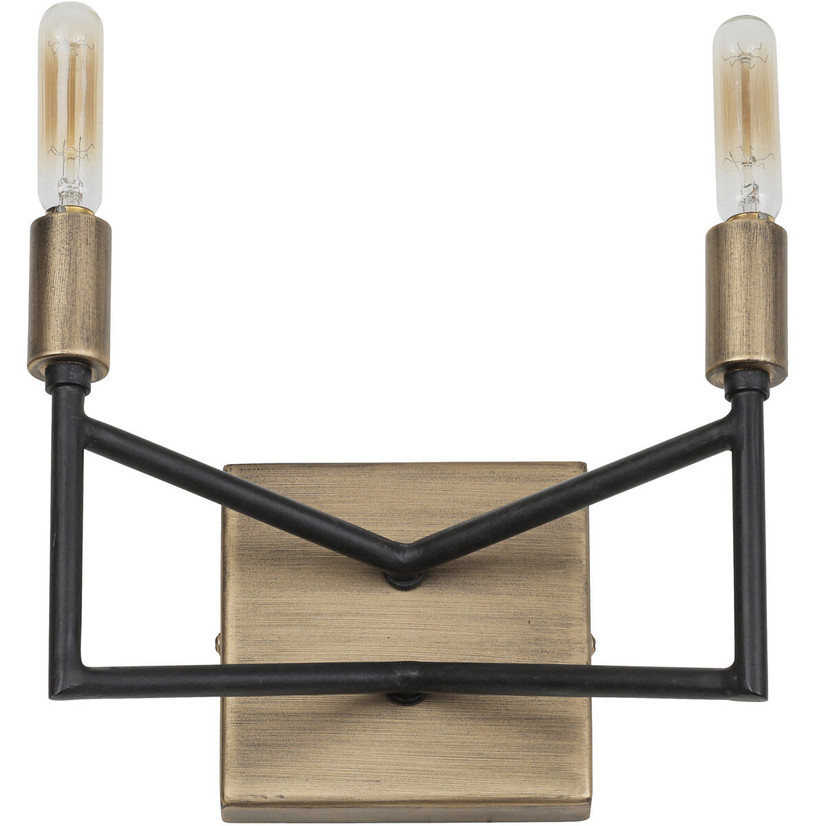 Bodie 2 Light 9 inch Havana Gold and Carbon Bath Vanity Wall Light