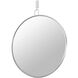 Stopwatch 33.25 X 30 inch Polished Nickel Accent Mirror, Varaluz Casa