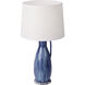 Avesta 30.25 inch 100.00 watt Apothecary Gray and Blue Lustro Table Lamp Portable Light