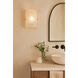 Brilliance 1 Light 6.75 inch Chrome ADA Wall Sconce Wall Light