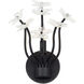 Wildflower 1 Light 10 inch Matte Black Sconce Wall Light, Smithsonian Collaboration
