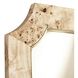 Farra 36 X 36 inch Poplar Burl with Weathered Brass Wall Mirror, Varaluz Casa