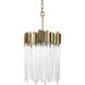 Matrix 3 Light 14 inch Havana Gold Pendant Ceiling Light