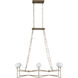 Bodie LED 36.5 inch Havana Gold Linear Pendant Ceiling Light