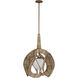 Swaylo 1 Light 24 inch Hammered Ore Pendant Ceiling Light