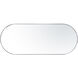 Capsule 60 X 24 inch Chrome Wall Mirror