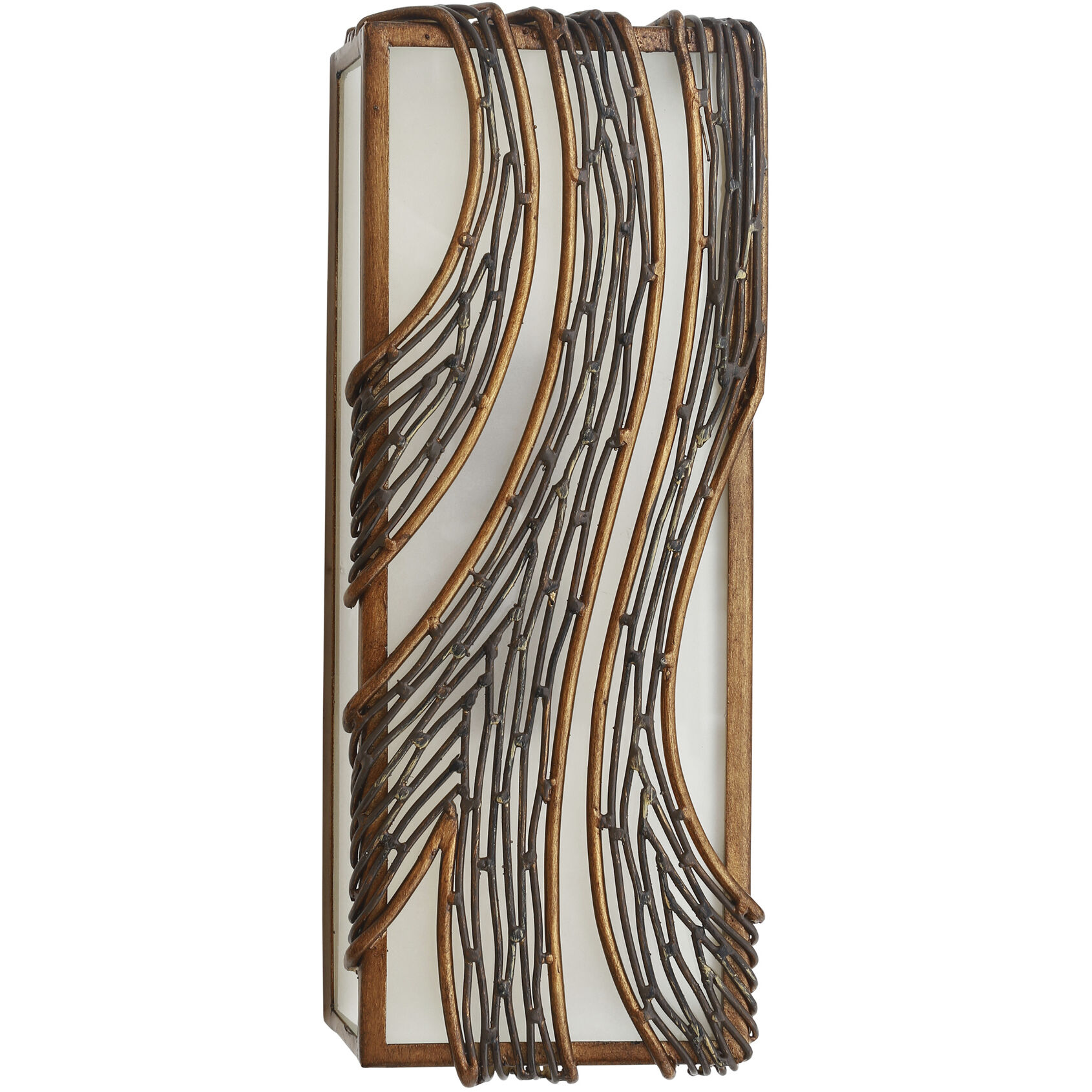 Flow 2 Light 6.5 inch Hammered Ore Wall Sconce Wall Light